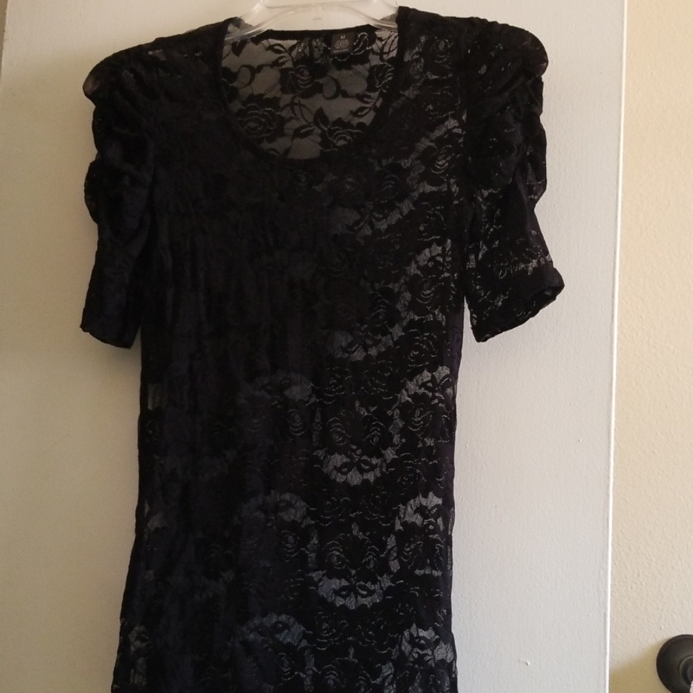 Black Lace Top